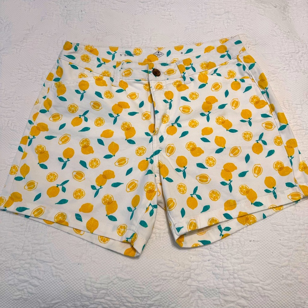 Women’s Lemon shorts Size 8